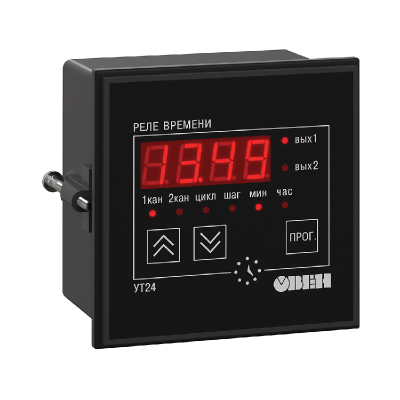 Реле времени двухканальное микропроцессорное УТ24-Щ2.К ОВЕН 39138