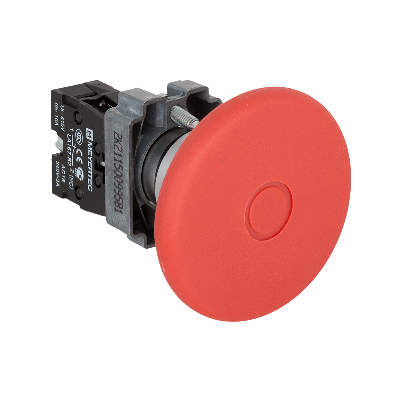 Кнопка грибовидная тяни-толкай 1NC красн. O60мм мет. MTB2-BXZ124 ОВЕН 58178