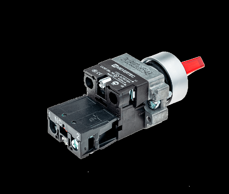 Переключатель с LED подсветкой 24В AC/DC красн. 3 полож. 1NC фикс. мет. MTB2-BK3461 ОВЕН 58220