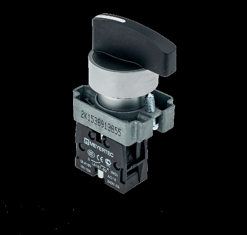 Переключатель длинная ручка черн. 2 полож. 1NO фикс. мет. MTB2-BJZ112 ОВЕН 58189