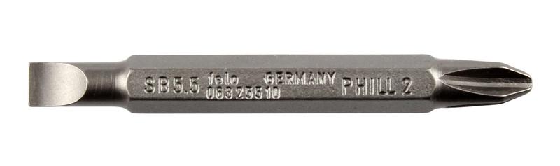 Бита двухсторонняя Industrial SL5.5/PH2 60мм FELO 06325510