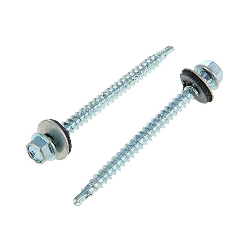 Саморез кровельный 4.8х65 с буром оцинк. (коробка) (уп.5кг) Tech-Krep/Zitar 144784