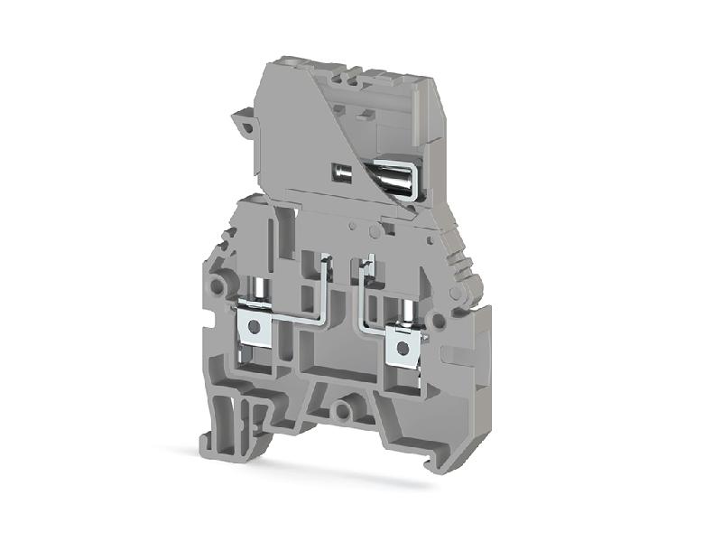 Клеммник с размыкателем (откид. картридж) на DIN-рейку 4кв.мм сер. ASK 3MB Klemsan 363009