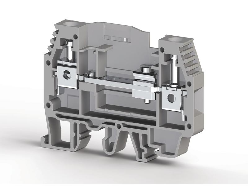 Клеммник измерительный без тест. разъемов 6кв.мм сер. WGL Klemsan 375790