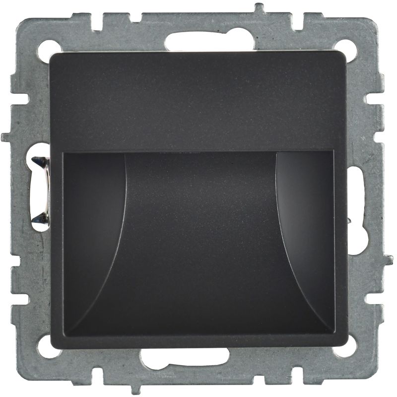 Подсветка светодиодная BRITE встраив. ПЛ20-БрЧ механизм черн. IEK BR-FL20-K02