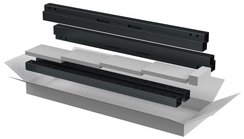 Комплект стоек и профилей для шкафа 33U черн. LINEA E ITK LE05-33UXX-XL