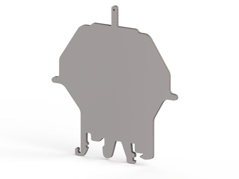 Держатель прозр. крышки с возм. пломбир. сер. SKK-MR35 Klemsan 468069