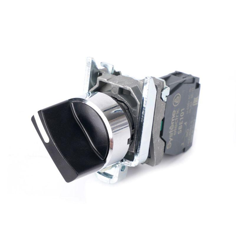 Переключатель модульный SB4 в сборе 22мм 2поз. с возвратом 1НО SE SB4BD41