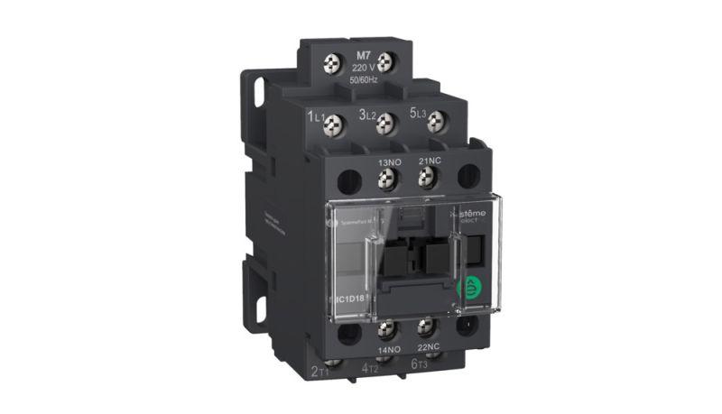 Контактор MC1D 3п 9А кат. 380В AC 1НО+1НЗ SE MC1D09Q7