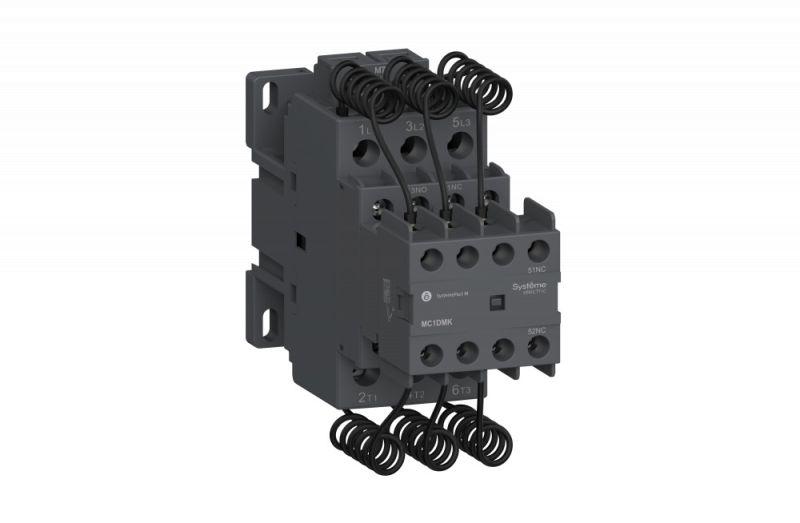 Контактор MC1D для конденсаторных батарей 25кВАр 1НО/2НЗ 24В 50/60Гц SE MC1DMKB7