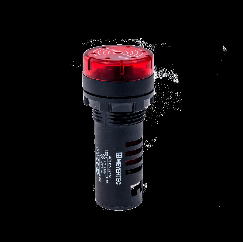 Звонок с подсветкой 80дБ 24В C/DC MT22-SM24 красн. ОВЕН 53446