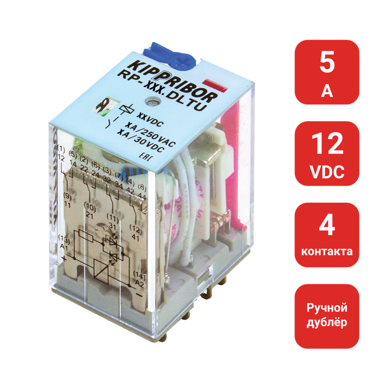 Реле промежуточное RP-402.DLTU ОВЕН 98318