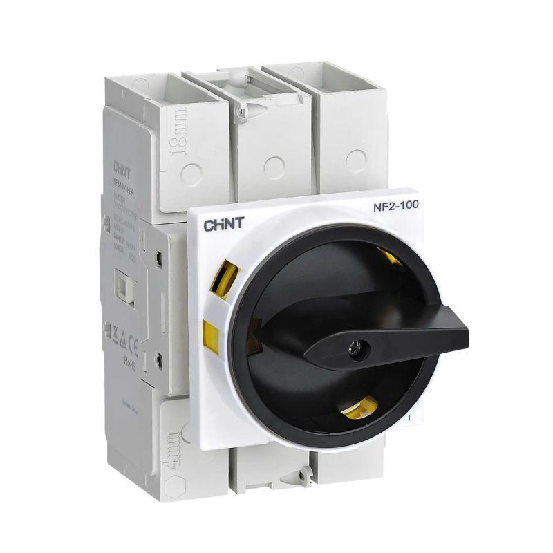 Рубильник NF2-63/3HBR дверного монтажа черн. ручка с замком CHINT 324130