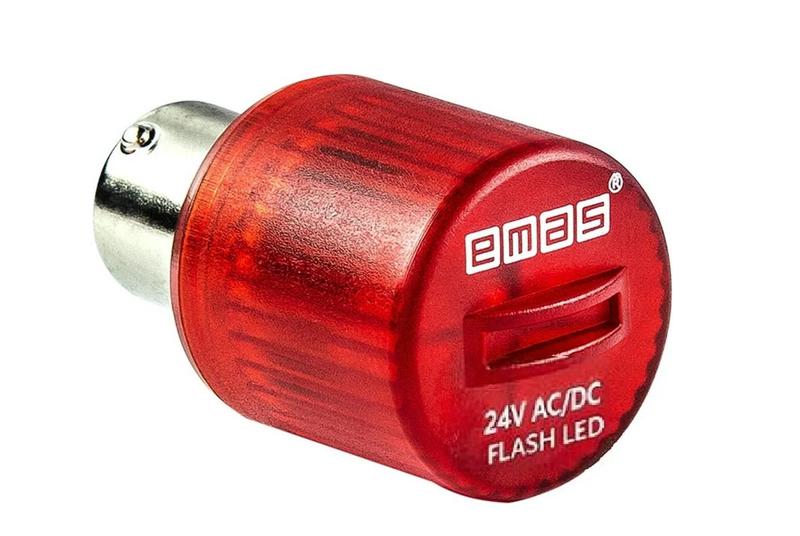Стробоскоп FLESH 24VDC красн. EMAS IKMF024K