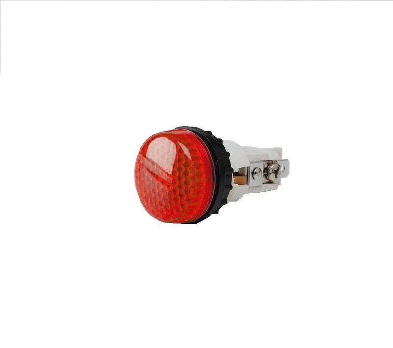 Арматура сигнальная 22мм (под винт и пайку) 220В красн. EMAS S224NK