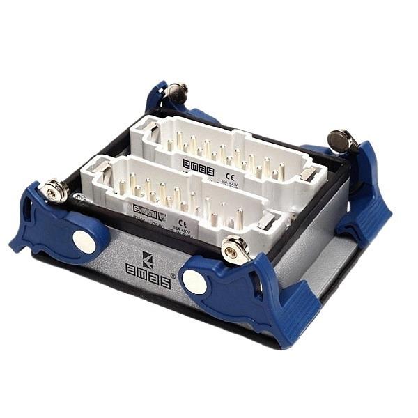 Вилка низкая 4-фиксатора для панели 32п 16А EMAS EBM32FM44