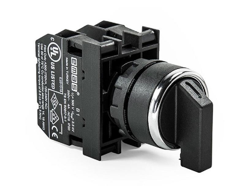 Переключатель 0-1 с фиксацией (2НО) EMAS B101S20