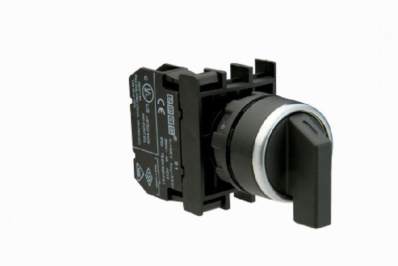 Переключатель 2-0-1 с фиксациейВ 1 положении (2НО) EMAS B101S31