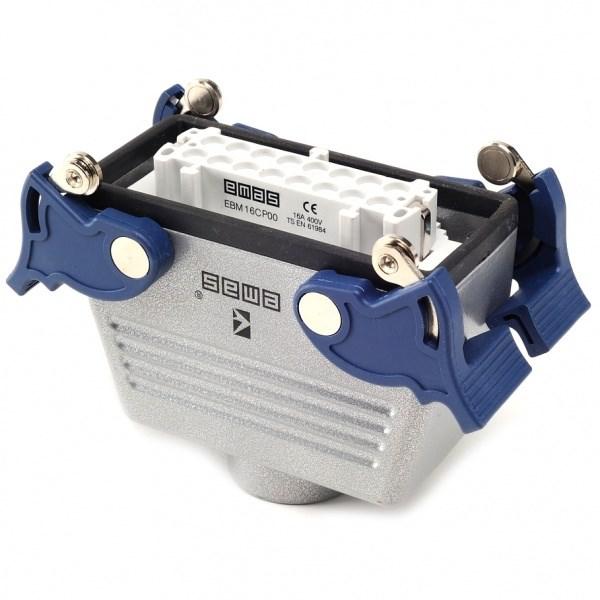 Розетка 4-фиксатора 16п 16А EMAS EBM16PU34