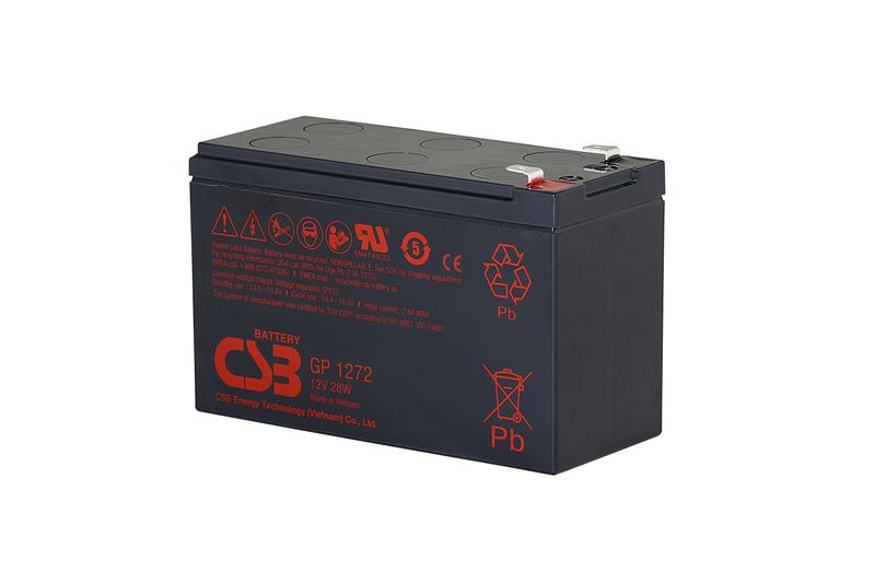 Аккумулятор 12В 7.2А.ч CSB GP1272 (12V28W) CSB