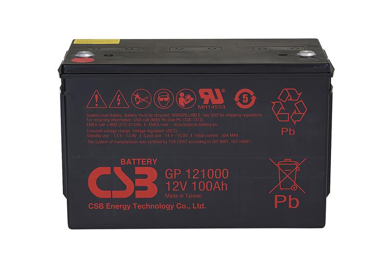 Аккумулятор 12В 100А.ч CSB GP121000 CSB