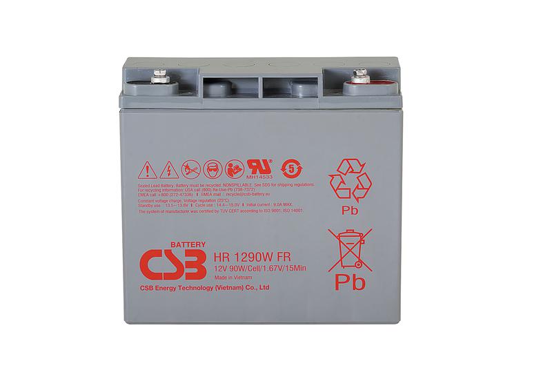 Аккумулятор 12В 22.5А.ч CSB HR1290W FR CSB