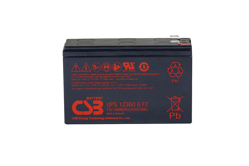 Аккумулятор 12В 7.5А.ч CSB UPS123606 F2 CSB