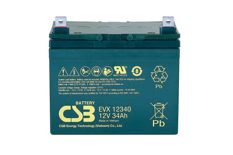 Аккумулятор 12В 34А.ч CSB EVX12340 CSB