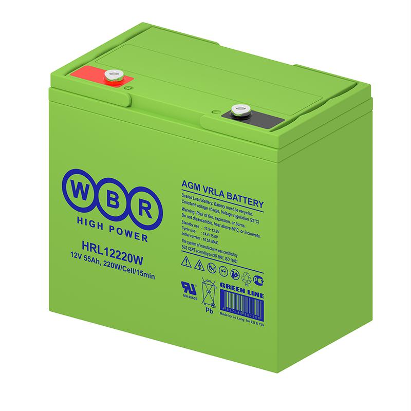 Аккумулятор 12В 56.3А.ч WBR HRL12220W WBR