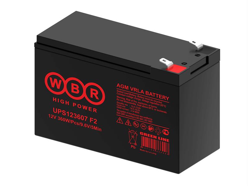 Аккумулятор WBR UPS123607 F2 WBR