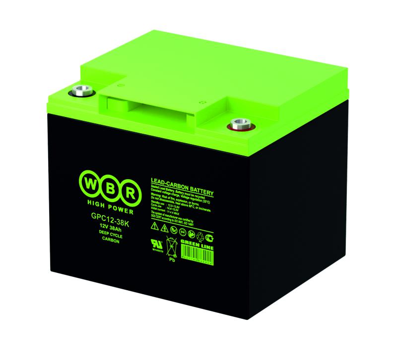 Аккумулятор тяговый 12В 38А.ч WBR GPC12-38K WBR