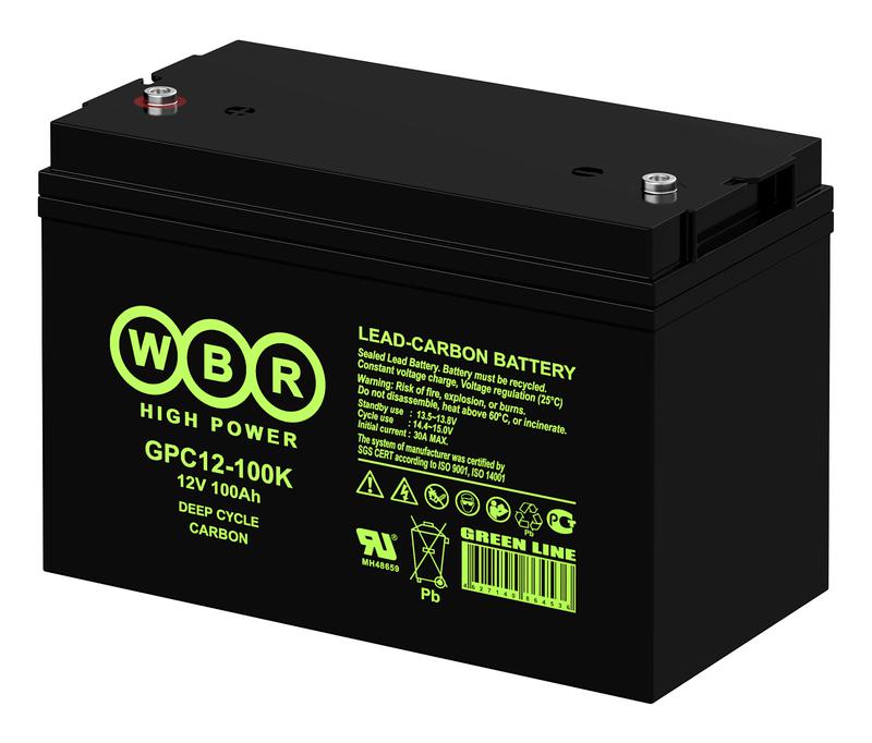 Аккумулятор тяговый 12В 100А.ч WBR GPC12-100K WBR