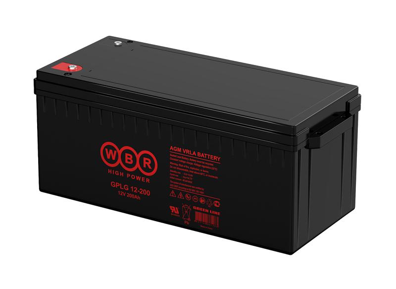 Аккумулятор гелевый 12В 200А.ч GPLG12-200 WBR