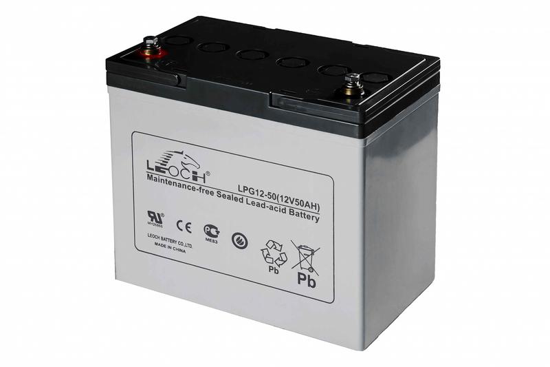 Аккумулятор гелевый 12В 50А.ч LEOCH LPG12-50 LEOCH