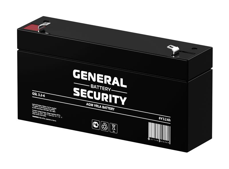 Аккумулятор 6В 3.2А.ч General Security GSL3.2-6