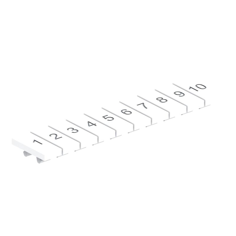 Маркировка для лазерной печати "1-10" OptiClip MC5/H/1-10 КЭАЗ 332722