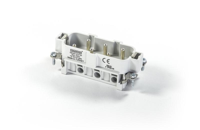 Штепсель 12 полюсов 35А (7-12) EMAS EB0612CF00