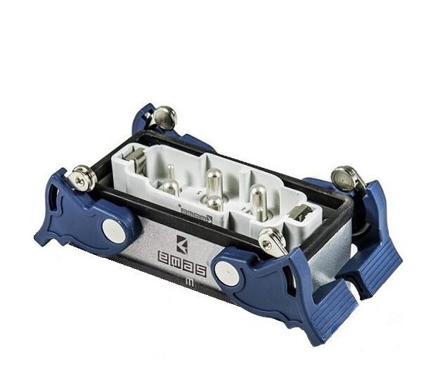 Вилка низкая 4-фиксатора для панели 6 полюсов 4х80А+2х16А EMAS EBM806FM44