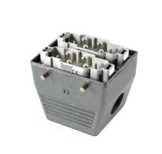 Вилка боковой ввод 12 полюсов 2х(4х80А+2х16А) EMAS EBM812FU10