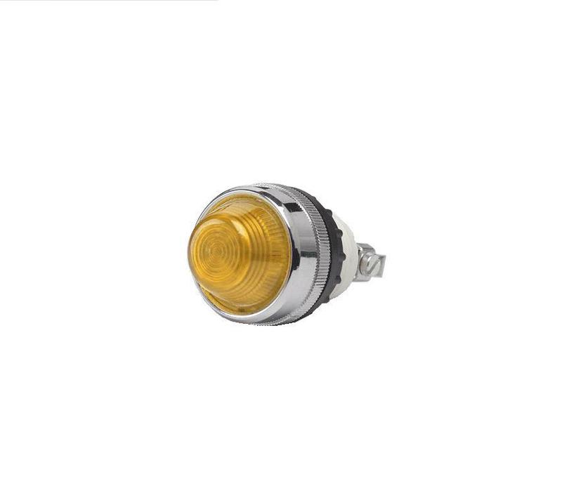 Арматура сигнальная 22мм с конической линзой желт. EMAS S220NS