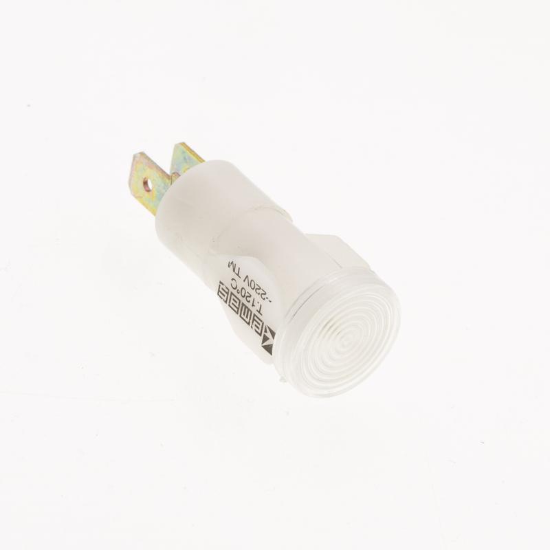 Арматура сигнальная 14мм с лампой 220В бел. EMAS S145NB