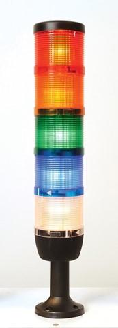 Колонна сигнальная 70мм 24В светодиод LED красн./желт./зел./бел./син. EMAS IK75L024XM01