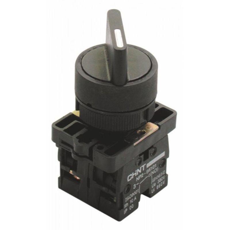 Переключатель NP2-ED33 3 положения 2НО IP40 с фиксацией (R) CHINT 574098
