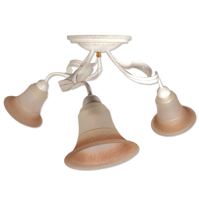 Светильник "Лилия" 131 (Плафон 00013) НПБ 01-3х60-141 Е27 ИУ бел./зол. Элетех 1005403748