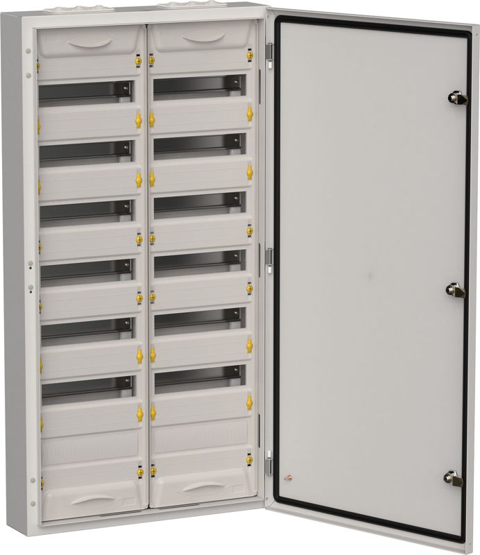 Корпус ЩРн-168 (2х84) TITAN 5 1085х570х140 IP54 метал. сер. IEK TI5-50-N-2X084-54-7035