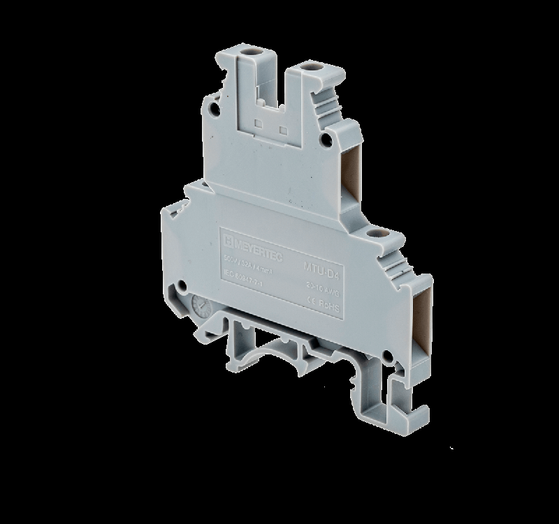 Клемма винтовая двухуровневая 4кв.мм MTU-D4 сер. ОВЕН 57473