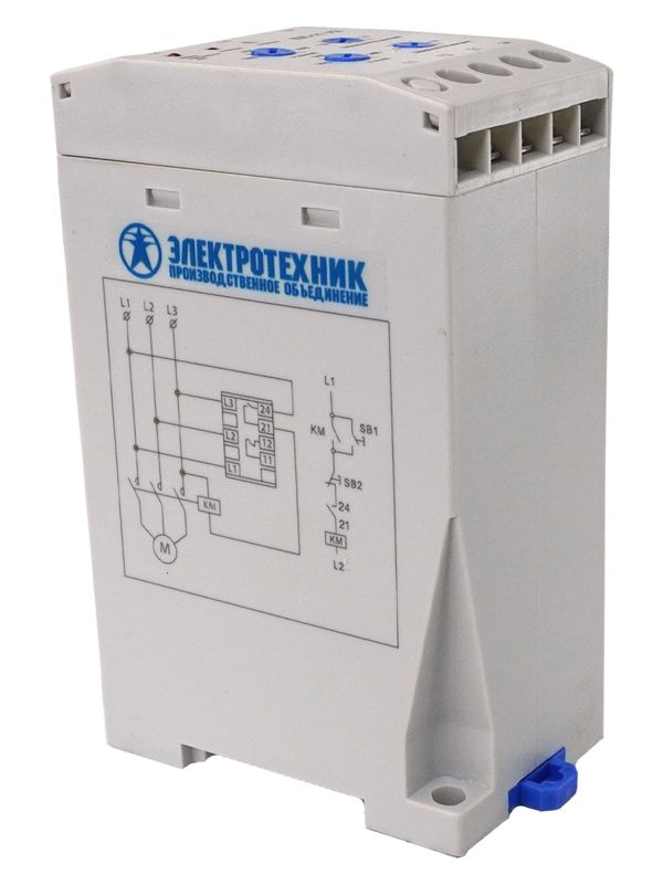 Реле контроля трехфазного напряжения ЕЛ-12 У3 400В 3А 1з+1р IP20 Электротехник ET005072