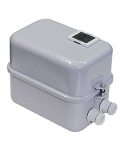 Пускатель электромагнитный ПМ12-010240 У3 В 10А 220В/50Гц 1НО IP40 нереверсивный с реле РТТ5-10-1 7.0-10.0А в корпусе с кнопкой R Электротехник ET000205