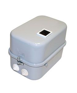 Пускатель электромагнитный ПМ12-025240 У3 В 25А 220В/50Гц 1НО IP40 нереверсивный с реле РТТ-131 21.3-25.0А в корпусе с кнопкой R Электротехник ET000235