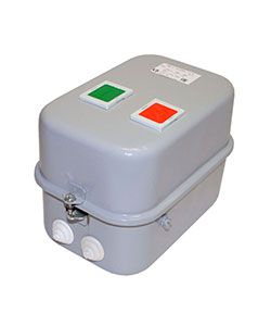 Пускатель электромагнитный ПМ12-025260 У3 В 25А 380В/50Гц 1НО IP40 нереверсивный с реле РТТ-131 21.3-25.0А в корпусе с кнопками ПУСК + СТОП + R Электротехник ET000238